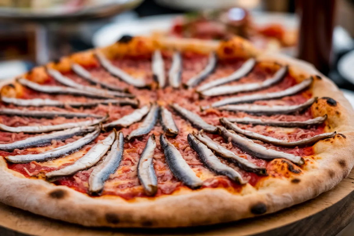 Anchovies on Pizza